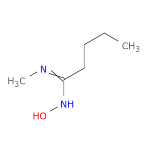 Pentanimidamide, N-hydroxy-N'-methyl-
