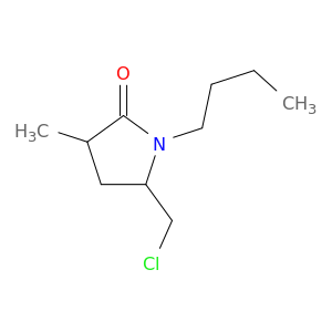 2-Pyrrolidinone, 1-butyl-5-(chloromethyl)-3-methyl-