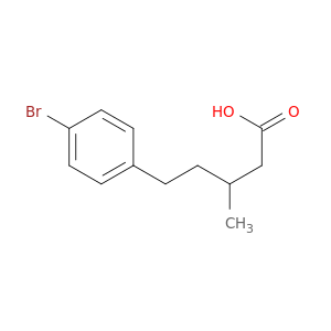 5-(4-bromophenyl)-3-methylpentanoic acid