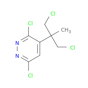 Pyridazine, 3,6-dichloro-4-[2-chloro-1-(chloromethyl)-1-methylethyl]-
