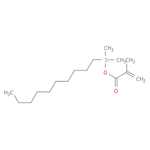 2-Propenoic acid, 2-methyl-, decyldimethylsilyl ester