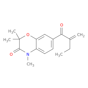 2H-1,4-Benzoxazin-3(4H)-one,2,2,4-trimethyl-7-(2-methylene-1-oxobutyl)-