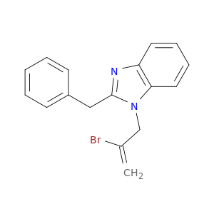 2-benzyl-1-(2-bromo-allyl)-1h-benzoimidazole