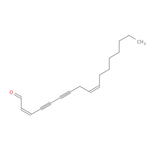 2,9-Heptadecadiene-4,6-diynal, (Z,Z)-