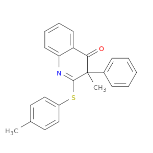 4(3H)-Quinolinone, 3-methyl-2-[(4-methylphenyl)thio]-3-phenyl-