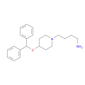 1-Piperidinebutanamine, 4-(diphenylmethoxy)-