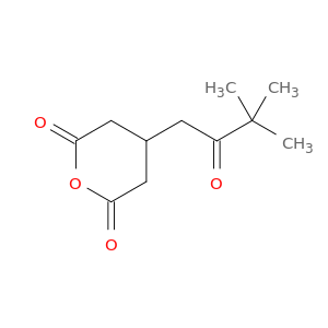 2H-Pyran-2,6(3H)-dione, 4-(3,3-dimethyl-2-oxobutyl)dihydro-