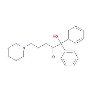 2-Pentanone, 1,1-diphenyl-1-hydroxy-5-piperidino-