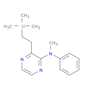 2-Pyrazinamine,N-methyl-N-phenyl-3-[2-(trimethylsilyl)ethyl]-