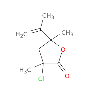 2(3H)-Furanone, 3-chlorodihydro-3,5-dimethyl-5-(1-methylethenyl)-