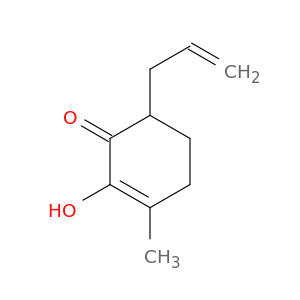 2-Cyclohexen-1-one, 2-hydroxy-3-methyl-6-(2-propenyl)-