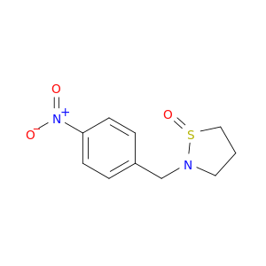 Isothiazolidine, 2-[(4-nitrophenyl)methyl]-, 1-oxide