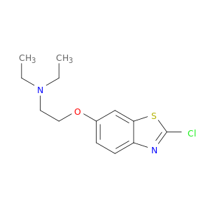 Ethanamine, 2-[(2-chloro-6-benzothiazolyl)oxy]-N,N-diethyl-