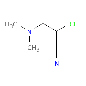 Propanenitrile, 2-chloro-3-(dimethylamino)-