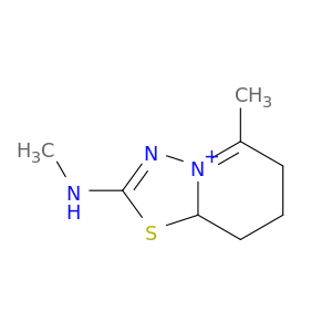 N,2-DIMETHYL-7-THIA-9-AZA-1-AZONIABICYCLO[4.3.0]NONA-1,8-DIEN-8-AMINE