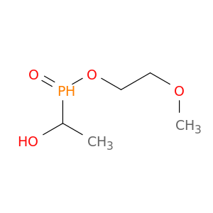 Phosphinic acid, (1-hydroxyethyl)-, 2-methoxyethyl ester
