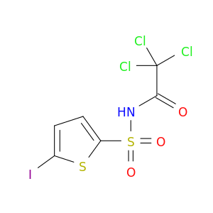 Acetamide, 2,2,2-trichloro-N-[(5-iodo-2-thienyl)sulfonyl]-
