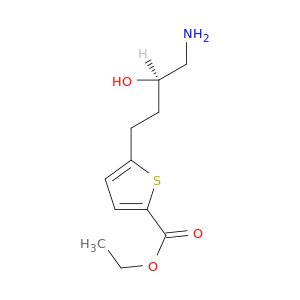 5-[(3R)-4-氨基-3-羟基丁基]-2-噻吩羧酸乙酯