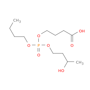 Butanoic acid, 4-[[butoxy(3-hydroxybutoxy)phosphinyl]oxy]-