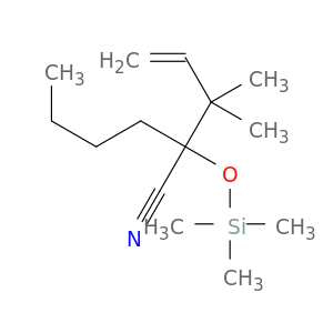 Hexanenitrile, 2-(1,1-dimethyl-2-propen-1-yl)-2-[(trimethylsilyl)oxy]-