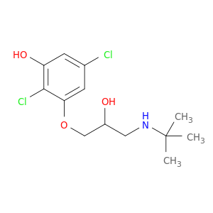 Phenol, 2,5-dichloro[3-[(1,1-dimethylethyl)amino]-2-hydroxypropoxy]-