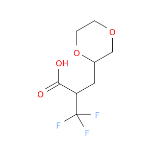 2-[(1,4-Dioxan-2-yl)methyl]-3,3,3-trifluoropropanoic acid