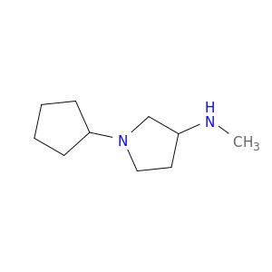 3-Pyrrolidinamine, 1-cyclopentyl-N-methyl-