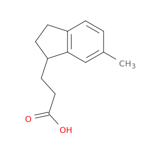 1H-Indene-1-propanoic acid, 2,3-dihydro-6-methyl-
