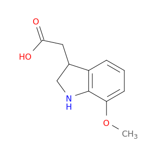 2-(7-METHOXYINDOLIN-3-YL)ACETIC ACID