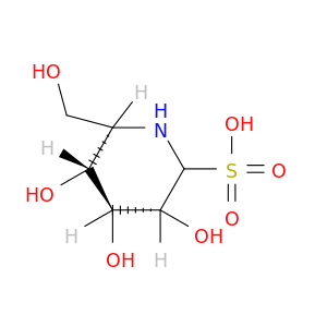 2-Piperidinesulfonicacid, 3,4,5-trihydroxy-6-(hydroxymethyl)-, (3R,4S,5R,6R)-