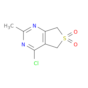 Thieno[3,4-d]pyrimidine, 4-chloro-5,7-dihydro-2-methyl-, 6,6-dioxide