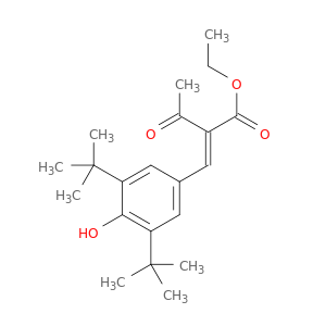 Butanoic acid,2-[[3,5-bis(1,1-dimethylethyl)-4-hydroxyphenyl]methylene]-3-oxo-, ethyl ester