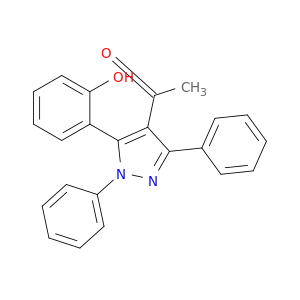 Ethanone, 1-[5-(2-hydroxyphenyl)-1,3-diphenyl-1H-pyrazol-4-yl]-