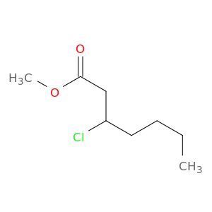 Heptanoic acid, 3-chloro-, methyl ester