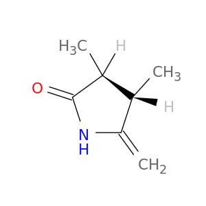 2-Pyrrolidinone, 3,4-dimethyl-5-methylene-, trans-