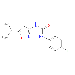 Urea, N-(4-chlorophenyl)-N'-[5-(1-methylethyl)-3-isoxazolyl]-
