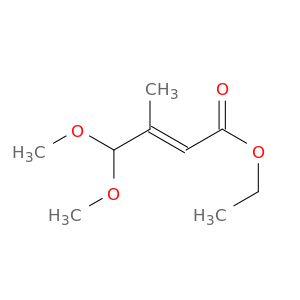 2-Butenoic acid, 4,4-dimethoxy-3-methyl-, ethyl ester, (E)-