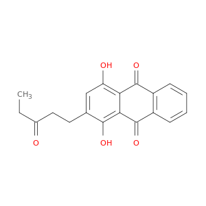 9,10-Anthracenedione, 1,4-dihydroxy-2-(3-oxopentyl)-