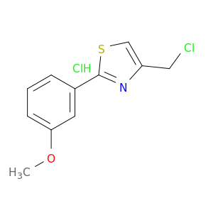 4-(Chloromethyl)-2-(3-methoxyphenyl)-1,3-thiazole Hydrochloride