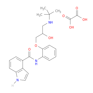 N-[2-[2-HYDROXY-3-(TERT-BUTYLAMINO)PROPOXY]PHENYL]-1H-INDOLE-4-CARBOXAMIDE; OXALIC ACID