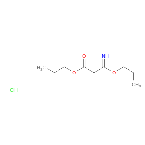 Propanoic acid, 3-imino-3-propoxy-, propyl ester, hydrochloride