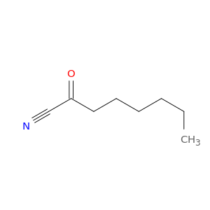 2-oxooctanenitrile.