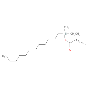 2-Propenoic acid, 2-methyl-, dodecyldimethylsilyl ester