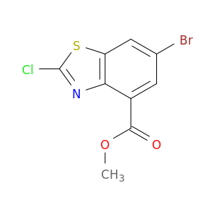 甲基6-溴-2-氯-4-苯并噻唑羧酸甲酯