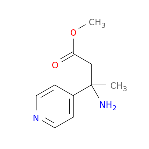 methyl 3-amino-3-(pyridin-4-yl)butanoate