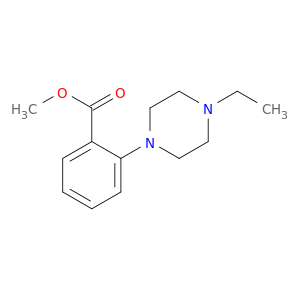 苯甲酸,2-(4-乙基-1-哌嗪基)-,甲酯