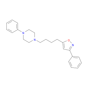 Piperazine, 1-phenyl-4-[4-(3-phenyl-5-isoxazolyl)butyl]-