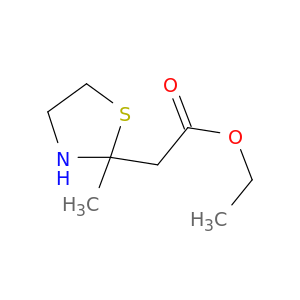 2-Thiazolidineacetic acid, 2-methyl-, ethyl ester