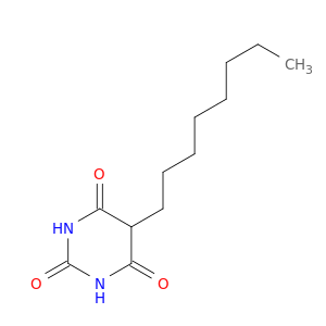 2,4,6(1H,3H,5H)-Pyrimidinetrione,5-octyl-
