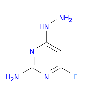 2-氨基-6-氟-4-肼基嘧啶